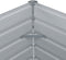 vidaXL - Plantenbak - verhoogd - 100x100x45 - cm - gegalvaniseerd - staal - groen