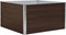 vidaXL - Plantenbak - verhoogd - 100x100x45 - cm - gegalvaniseerd - staal - bruin