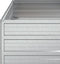 vidaXL - Plantenbak - verhoogd - 100x100x45 - cm - gegalvaniseerd - staal - zilver