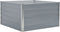 vidaXL - Plantenbak - verhoogd - 100x100x45 - cm - gegalvaniseerd - staal - grijs