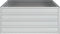 vidaXL - Plantenbak - verhoogd - 100x100x45 - cm - gegalvaniseerd - staal - zilver