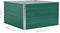 vidaXL - Plantenbak - verhoogd - 100x100x45 - cm - gegalvaniseerd - staal - groen