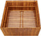 vidaXL - Plantenbak - verhoogd - 100x100x50 - cm - massief - acaciahout