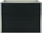vidaXL Plantenbak verhoogd 100x100x77 cm gegalvaniseerd staal antraciet