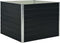 vidaXL Plantenbak verhoogd 100x100x77 cm gegalvaniseerd staal antraciet