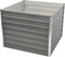vidaXL - Plantenbak - verhoogd - 100x100x77 - cm - gegalvaniseerd - staal - grijs