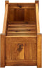 vidaXL - Plantenbak - verhoogd - 100x30x25 - cm - acaciahout
