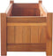 vidaXL - Plantenbak - verhoogd - 100x30x25 - cm - acaciahout