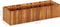 vidaXL - Plantenbak - verhoogd - 100x30x25 - cm - massief - acaciahout