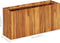 vidaXL - Plantenbak - verhoogd - 100x30x50 - cm - massief - acaciahout
