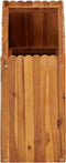 vidaXL - Plantenbak - verhoogd - 100x30x50 - cm - massief - acaciahout