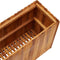 vidaXL - Plantenbak - verhoogd - 100x30x50 - cm - massief - acaciahout