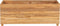 vidaXL - Plantenbak - verhoogd - 100x40x38 - cm - gerecycled - teakhout - en - staal