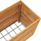 vidaXL - Plantenbak - verhoogd - 100x40x38 - cm - gerecycled - teakhout - en - staal