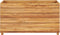 vidaXL - Plantenbak - verhoogd - 100x40x38 - cm - gerecycled - teakhout - en - staal