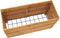 vidaXL - Plantenbak - verhoogd - 100x40x38 - cm - gerecycled - teakhout - en - staal