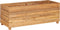 vidaXL - Plantenbak - verhoogd - 100x40x38 - cm - gerecycled - teakhout - en - staal