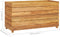 vidaXL - Plantenbak - verhoogd - 100x40x38 - cm - gerecycled - teakhout - en - staal