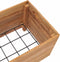 vidaXL - Plantenbak - verhoogd - 100x40x38 - cm - gerecycled - teakhout - en - staal