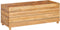 vidaXL - Plantenbak - verhoogd - 100x40x38 - cm - gerecycled - teakhout - en - staal