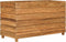 vidaXL - Plantenbak - verhoogd - 100x40x38 - cm - gerecycled - teakhout - en - staal