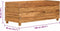 vidaXL - Plantenbak - verhoogd - 100x40x38 - cm - gerecycled - teakhout - en - staal
