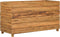 vidaXL - Plantenbak - verhoogd - 100x40x38 - cm - gerecycled - teakhout - en - staal