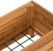vidaXL - Plantenbak - verhoogd - 100x40x38 - cm - gerecycled - teakhout - en - staal