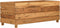 vidaXL - Plantenbak - verhoogd - 100x40x38 - cm - gerecycled - teakhout - en - staal