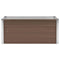 vidaXL - Plantenbak - verhoogd - 100x40x45 - cm - gegalvaniseerd - staal - bruin