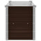 vidaXL - Plantenbak - verhoogd - 100x40x45 - cm - gegalvaniseerd - staal - bruin
