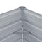 vidaXL - Plantenbak - verhoogd - 100x40x45 - cm - gegalvaniseerd - staal - grijs