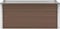 vidaXL - Plantenbak - verhoogd - 100x40x45 - cm - gegalvaniseerd - staal - bruin