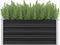vidaXL - Plantenbak - verhoogd - 100x40x45 - cm - gegalvaniseerd - staal - antraciet