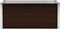 vidaXL - Plantenbak - verhoogd - 100x40x45 - cm - gegalvaniseerd - staal - bruin