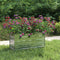 vidaXL - Plantenbak - verhoogd - 100x40x45 - cm - gegalvaniseerd - staal - zilver