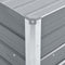 vidaXL - Plantenbak - verhoogd - 100x40x45 - cm - gegalvaniseerd - staal - grijs