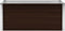 vidaXL - Plantenbak - verhoogd - 100x40x45 - cm - gegalvaniseerd - staal - bruin