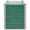 vidaXL - Plantenbak - verhoogd - 100x40x45 - cm - gegalvaniseerd - staal - groen