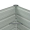 vidaXL - Plantenbak - verhoogd - 100x40x45 - cm - gegalvaniseerd - staal - groen