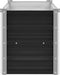 vidaXL - Plantenbak - verhoogd - 100x40x45 - cm - gegalvaniseerd - staal - antraciet