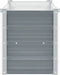vidaXL - Plantenbak - verhoogd - 100x40x45 - cm - gegalvaniseerd - staal - grijs