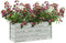 vidaXL - Plantenbak - verhoogd - 100x40x45 - cm - gegalvaniseerd - staal - zilver