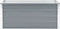 vidaXL - Plantenbak - verhoogd - 100x40x45 - cm - gegalvaniseerd - staal - grijs