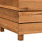 vidaXL - Plantenbak - verhoogd - 100x40x72 - cm - gerecycled - teakhout - en - staal