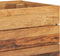 vidaXL - Plantenbak - verhoogd - 100x40x72 - cm - gerecycled - teakhout - en - staal