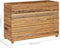 vidaXL - Plantenbak - verhoogd - 100x40x72 - cm - gerecycled - teakhout - en - staal