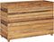 vidaXL - Plantenbak - verhoogd - 100x40x72 - cm - gerecycled - teakhout - en - staal