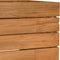 vidaXL - Plantenbak - verhoogd - 100x40x72 - cm - gerecycled - teakhout - en - staal