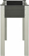 vidaXL - Plantenbak - verhoogd - 100x40x75 - cm - HKC - grijs